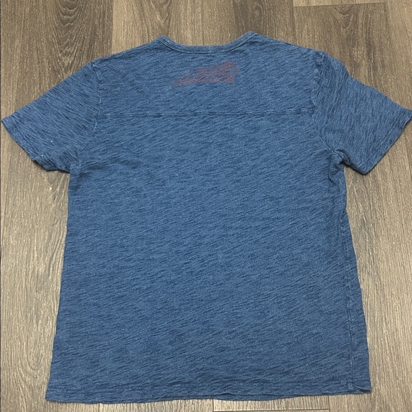 Blue Indian Motorcycle T-Shirt - Picture 2 of 4